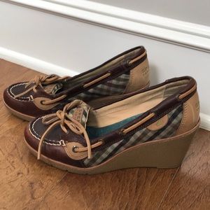 Sperry Women’s Top-Sider Wedge Heels Size 7.5